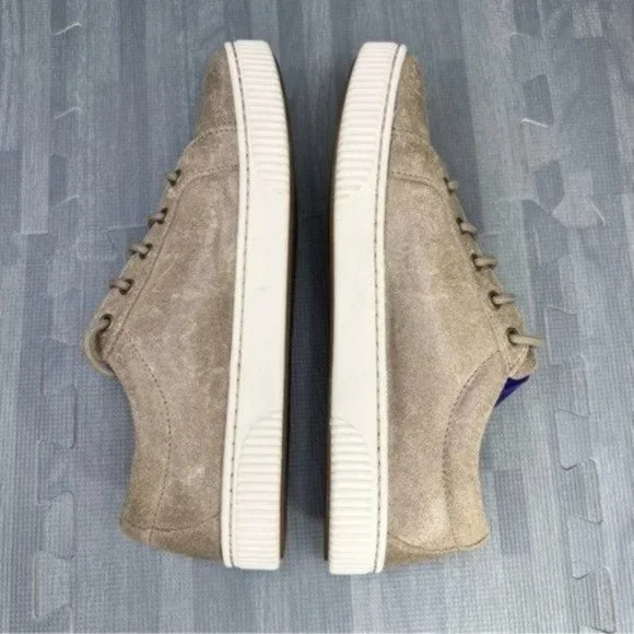 BORN Tamara Distressed Sneakers Tan Women's Size 8 - Picture 6 of 10